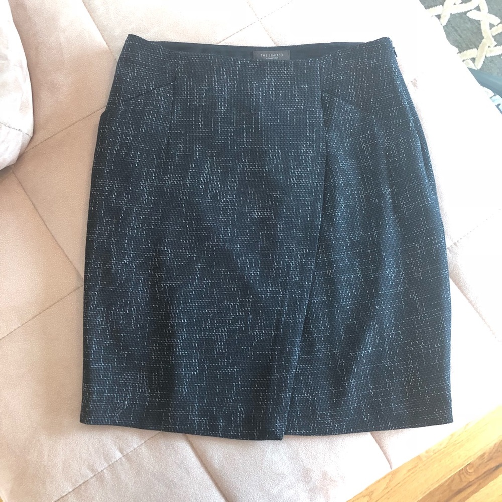 NEW! GREY ELEGANT THE LIMITED CLASSIC PENCIL SKIRT